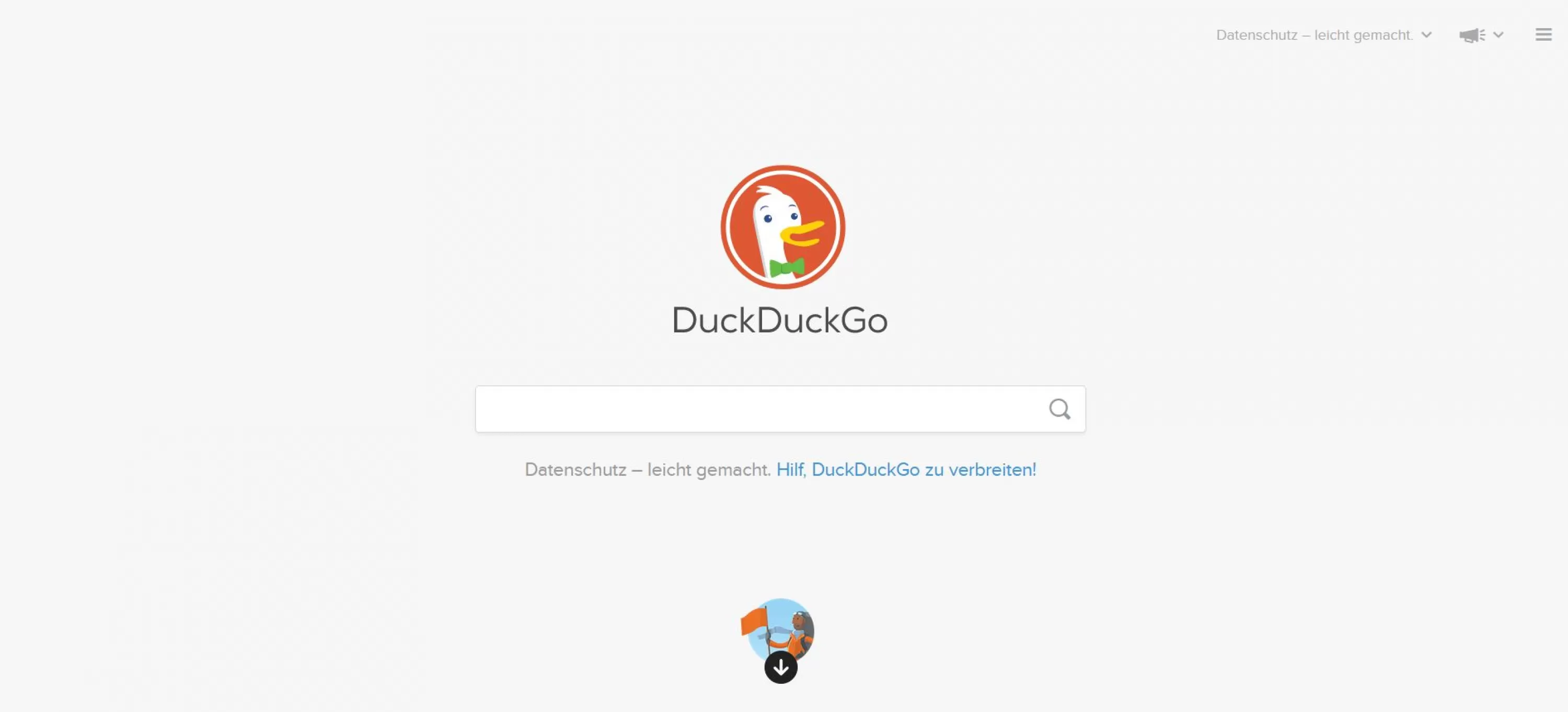 Duck Duck Go Privacy-Suchmaschine
